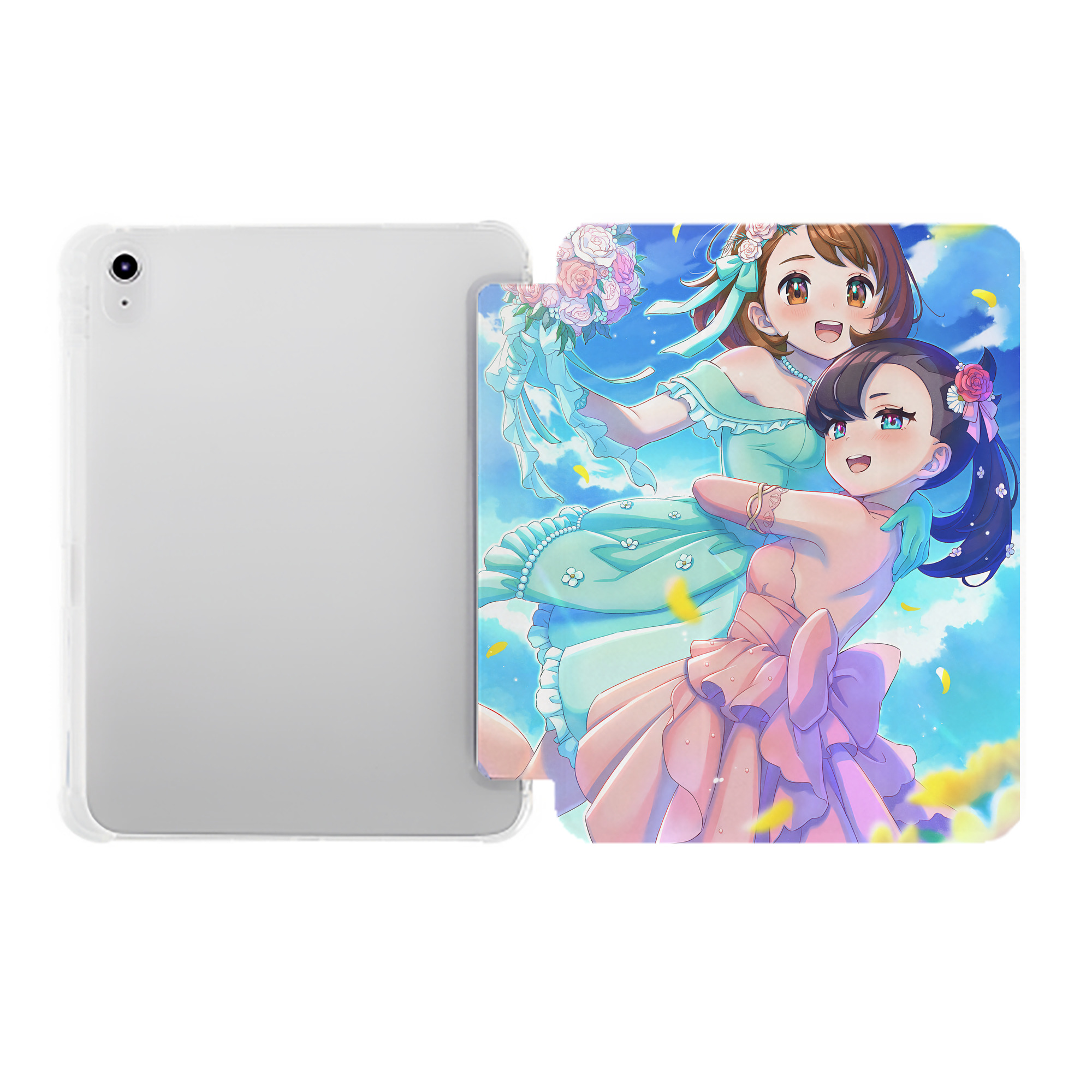 （画像用） ポケットモンスター Pokémon IPad ケース ペン収納付き 三つ折りスタンド PUレザー×シリコン 対応機種9.5/10.5/10.9インチ